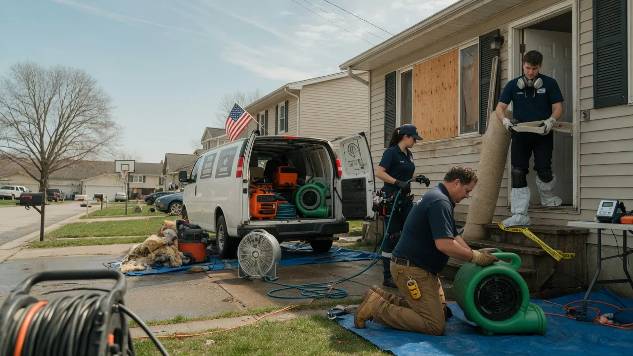 Water Damage Restoration in Gandeeville, WV near me